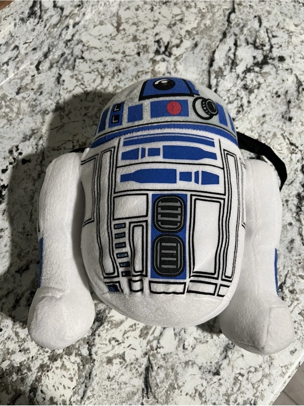 Star Wars R2 D2 Droid 13" Backpack Plush Stuffed Travel Bag Buddy Zipper Pocket